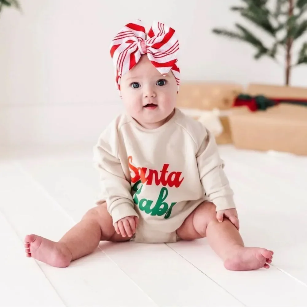 SANTA BABY MOMMY & ME CREWNECK SWEATSHIRT BUNDLE - Picture 4 of 12